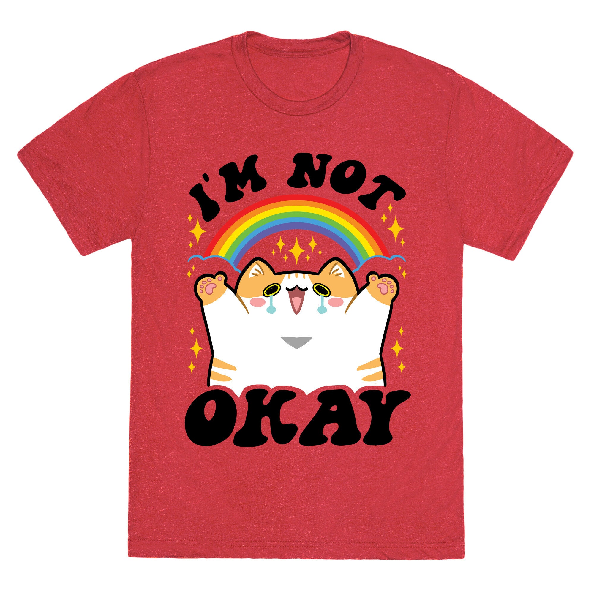 I'm Not Okay Unisex Triblend Tee