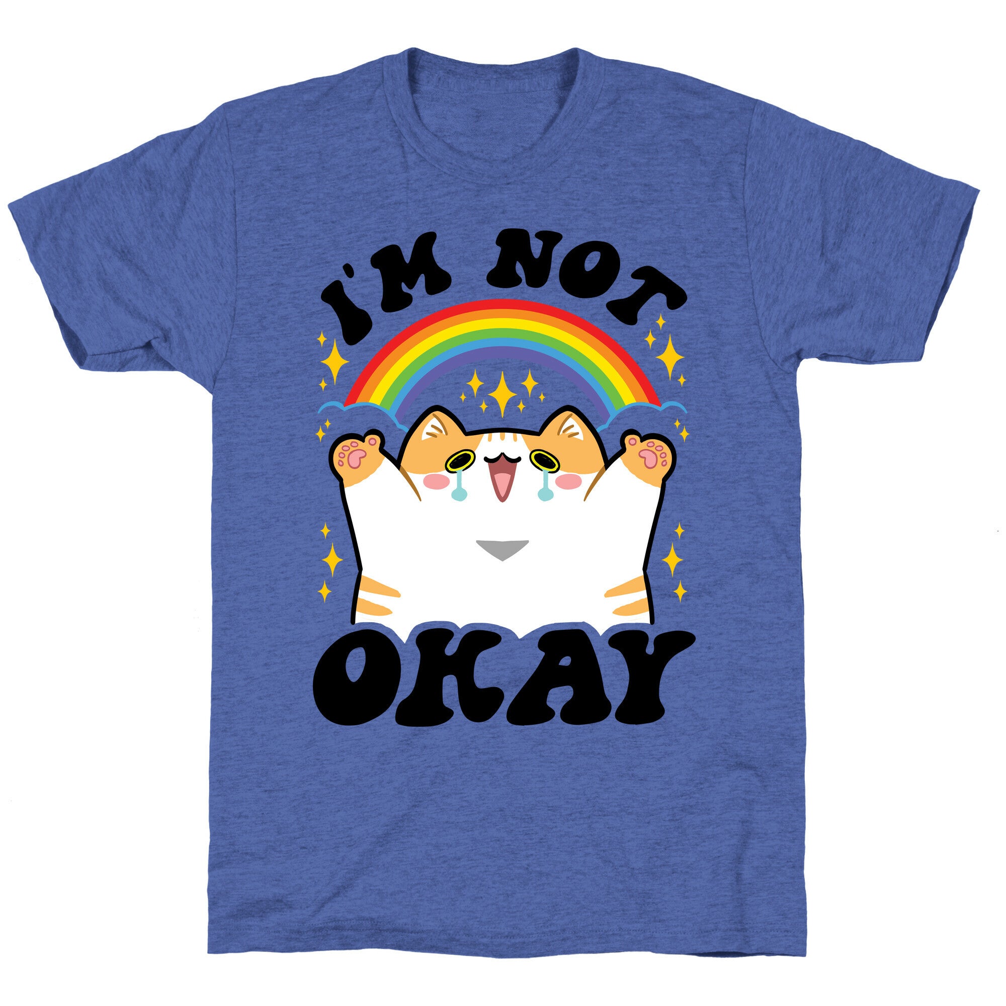 I'm Not Okay Unisex Triblend Tee
