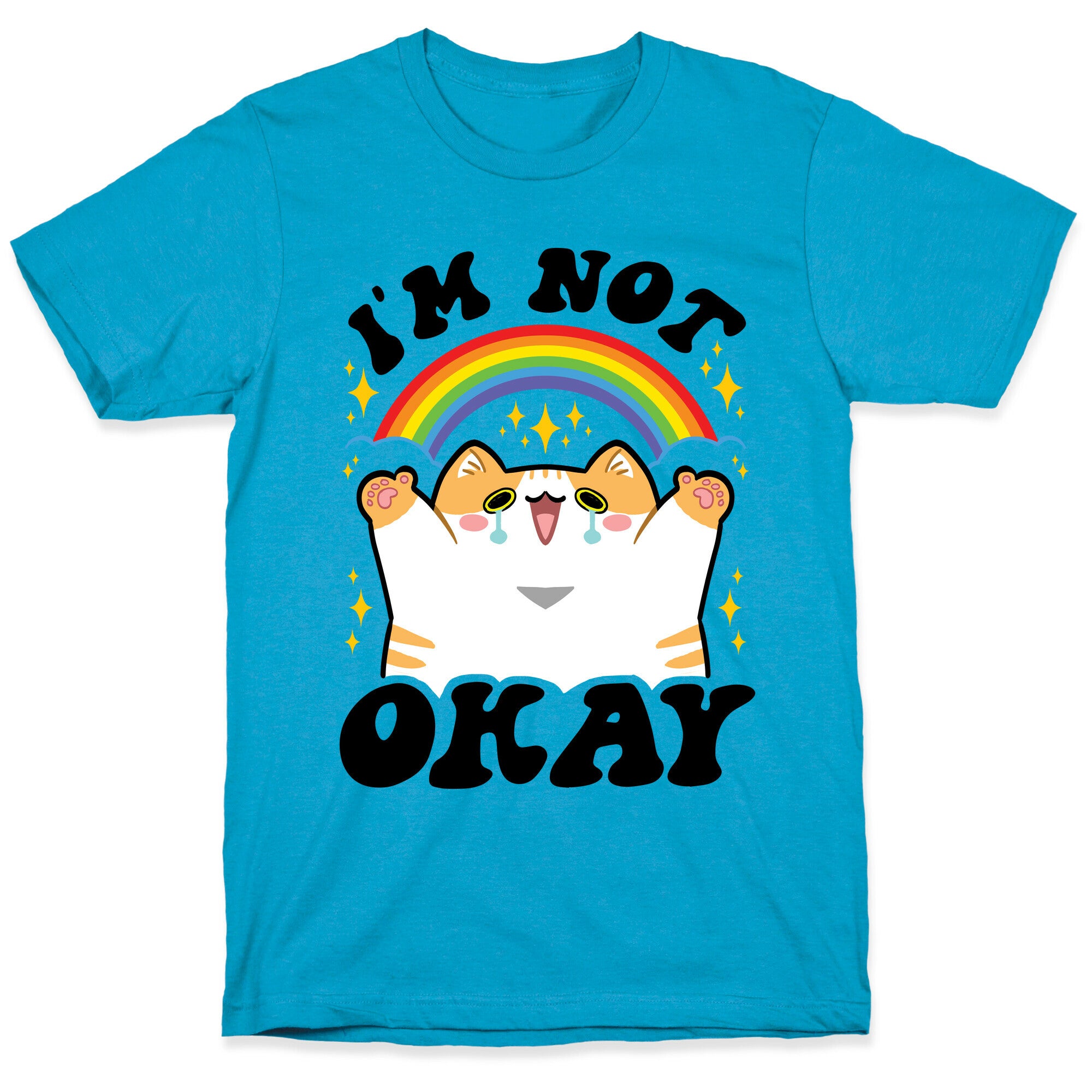 I'm Not Okay Unisex Triblend Tee