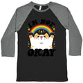 I'm Not Okay Baseball Tee