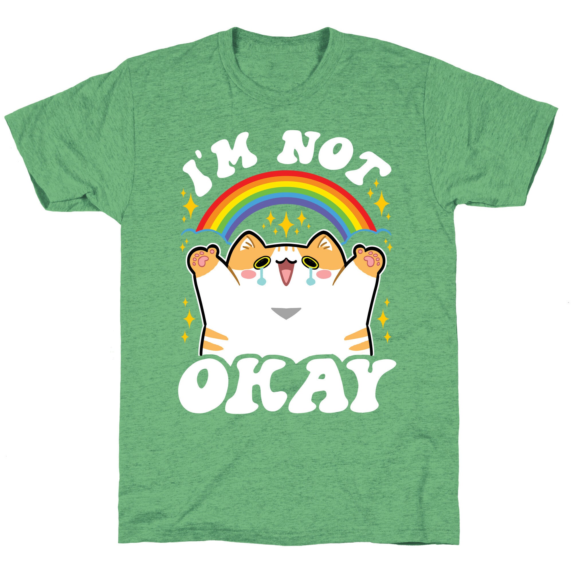 I'm Not Okay Unisex Triblend Tee
