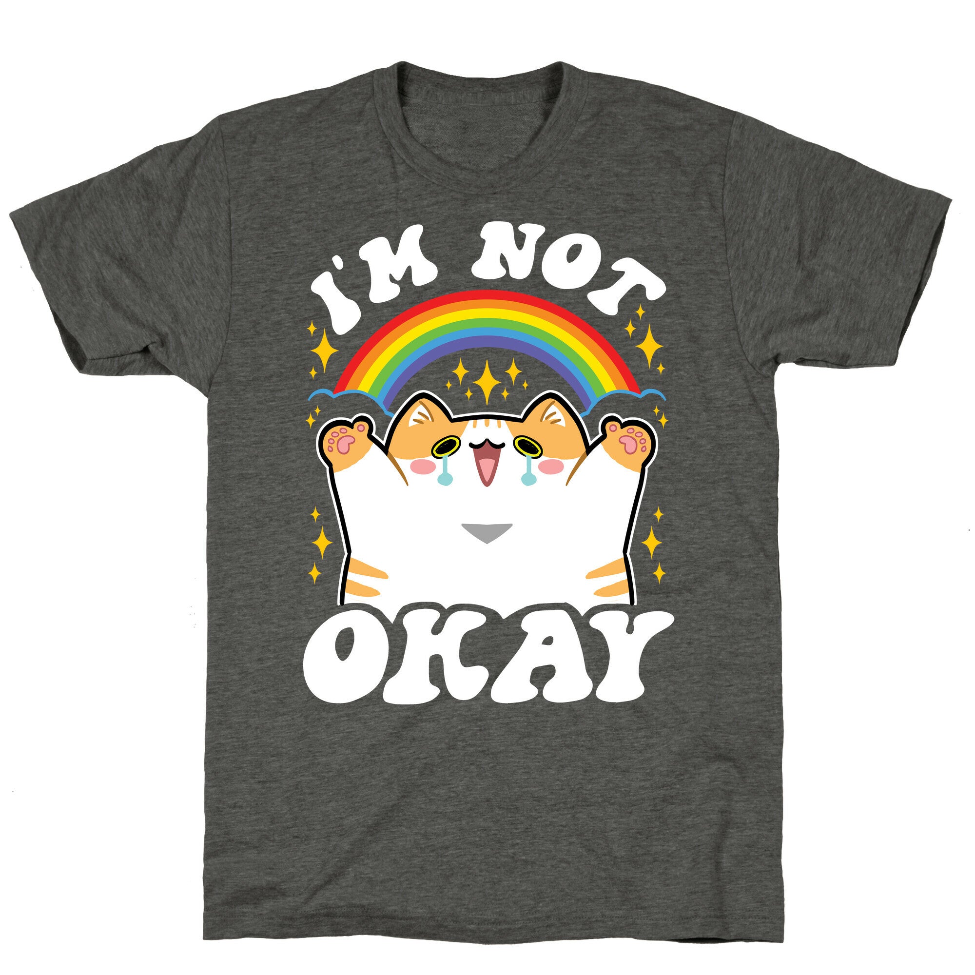 I'm Not Okay Unisex Triblend Tee