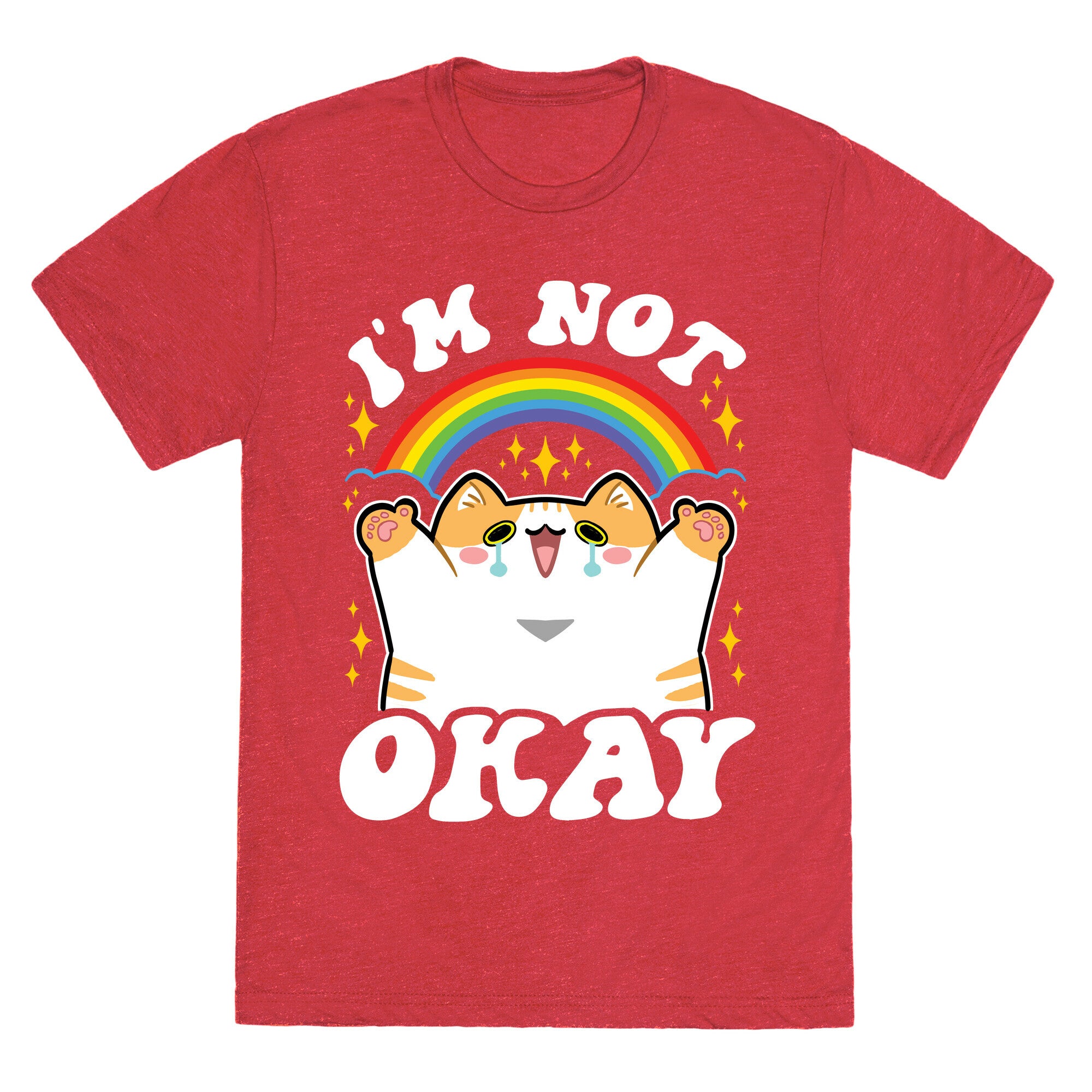 I'm Not Okay Unisex Triblend Tee