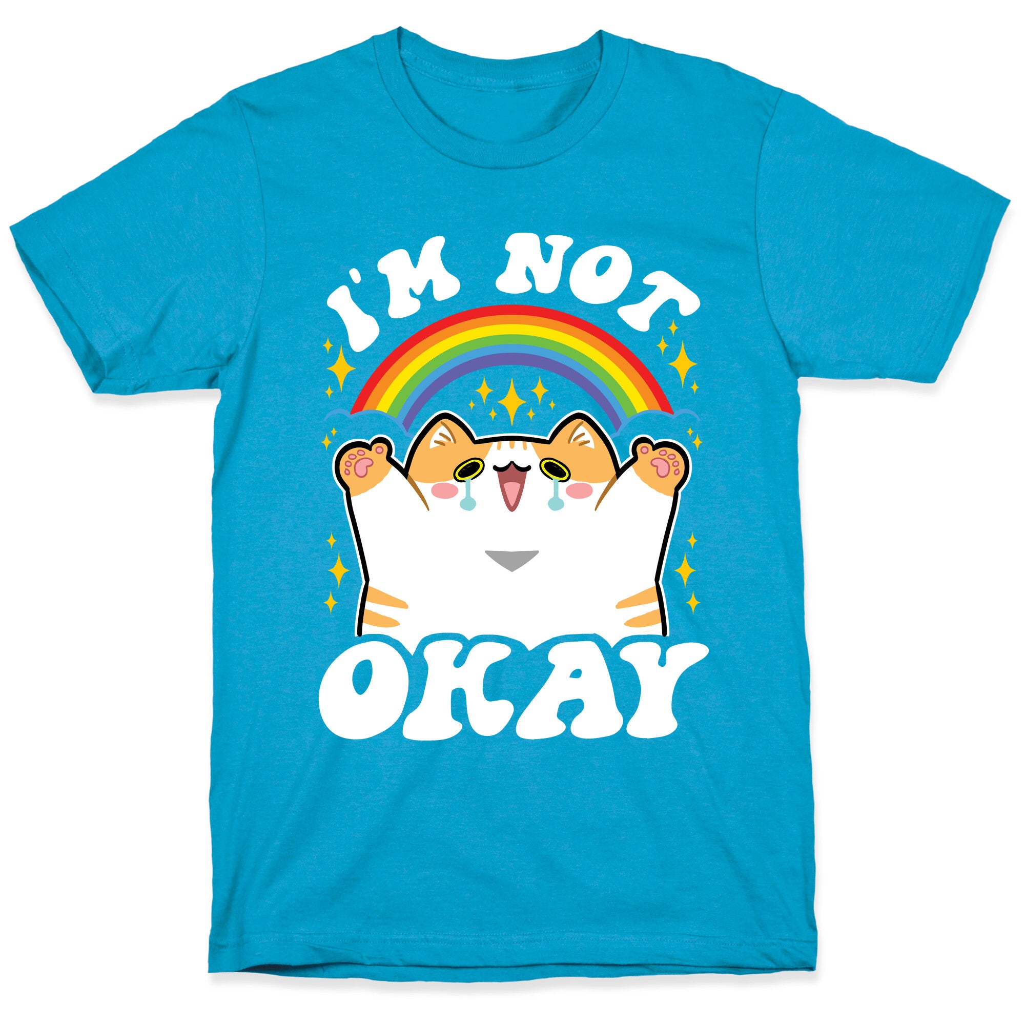 I'm Not Okay Unisex Triblend Tee