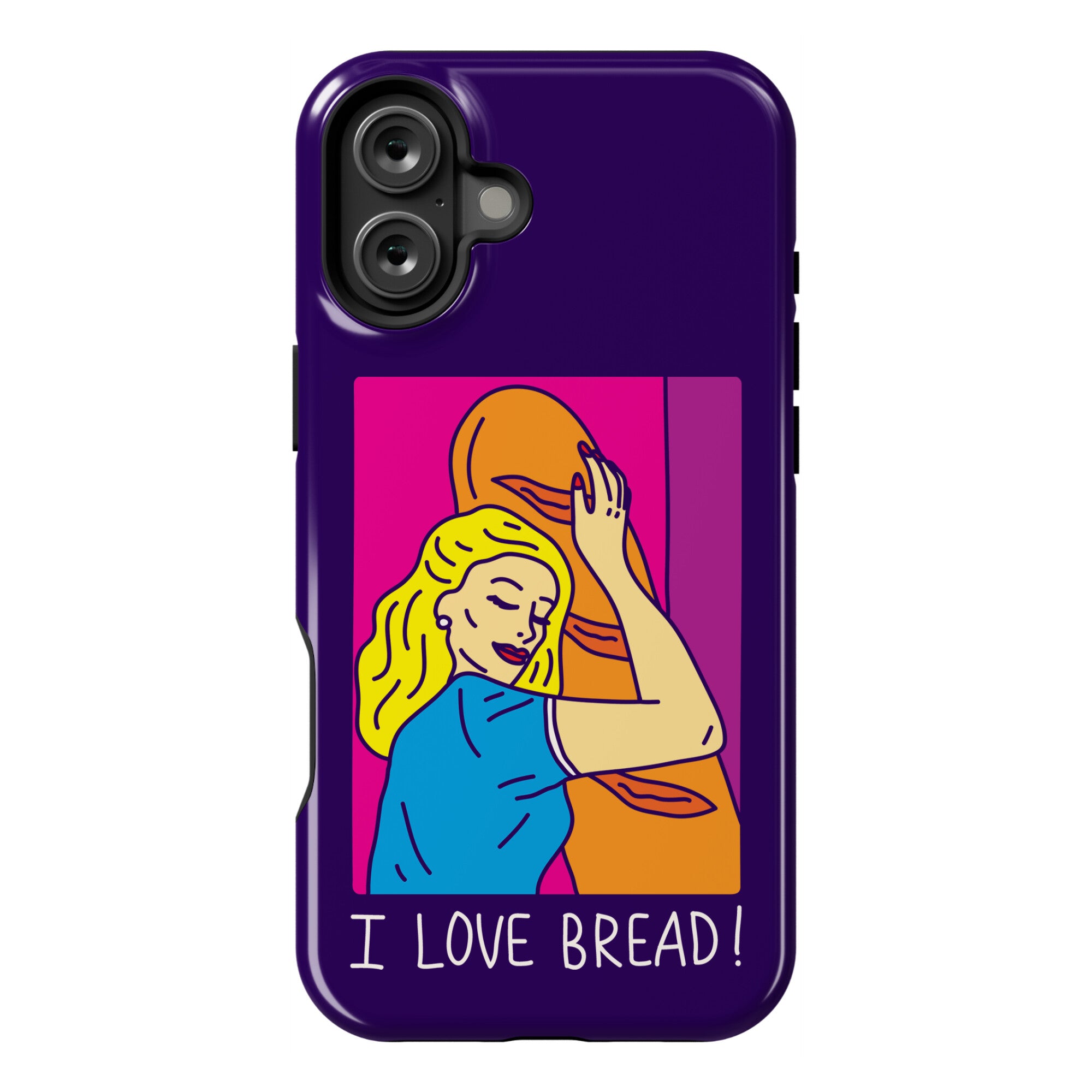 I Love Bread Phone Case