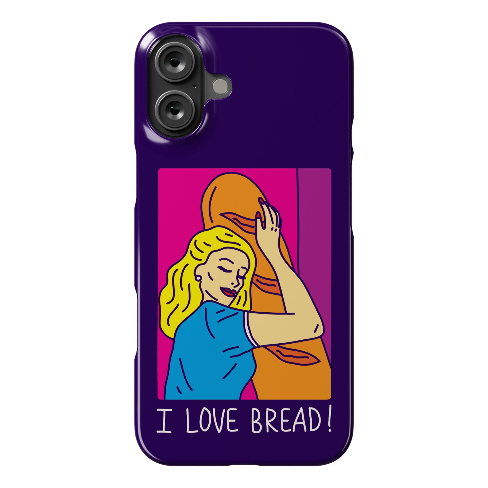 I Love Bread Phone Case