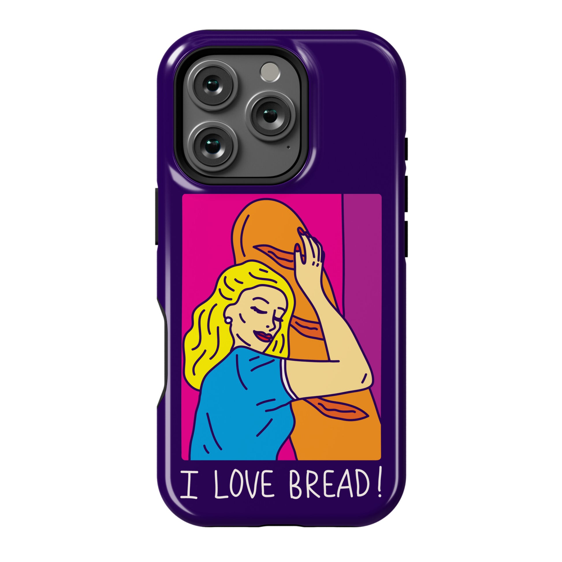 I Love Bread Phone Case