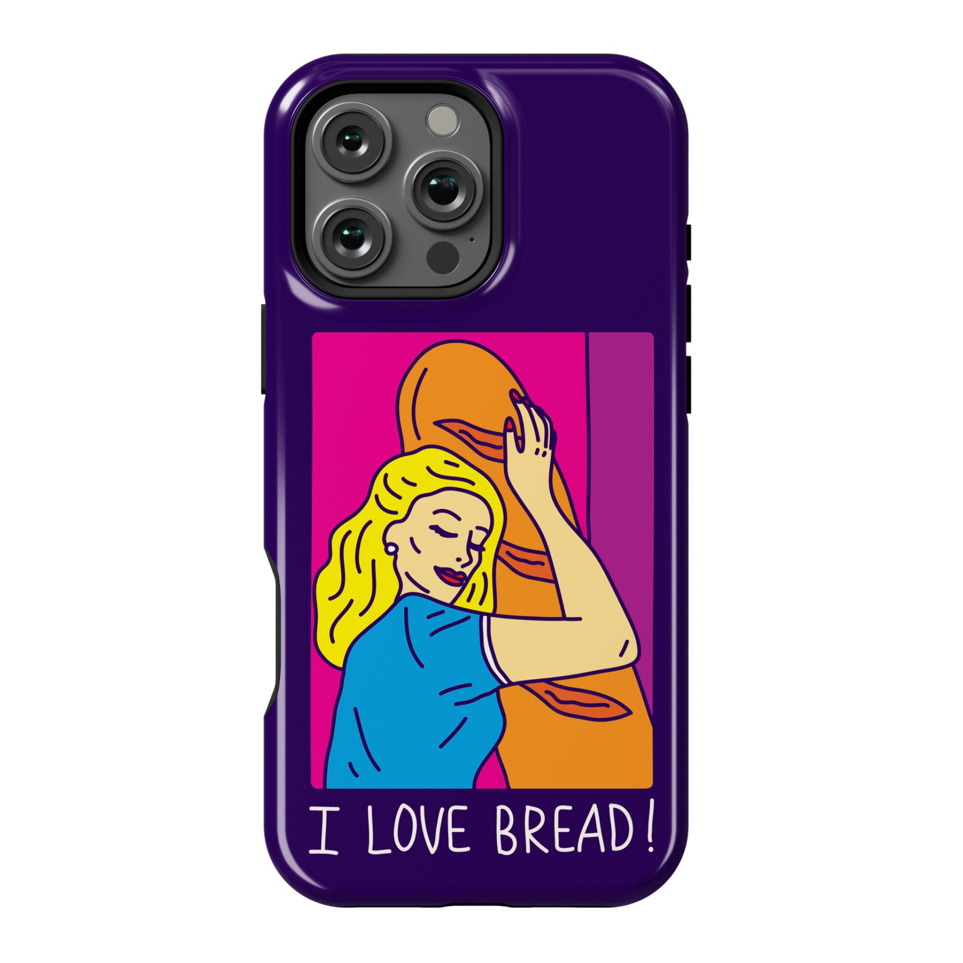 I Love Bread Phone Case