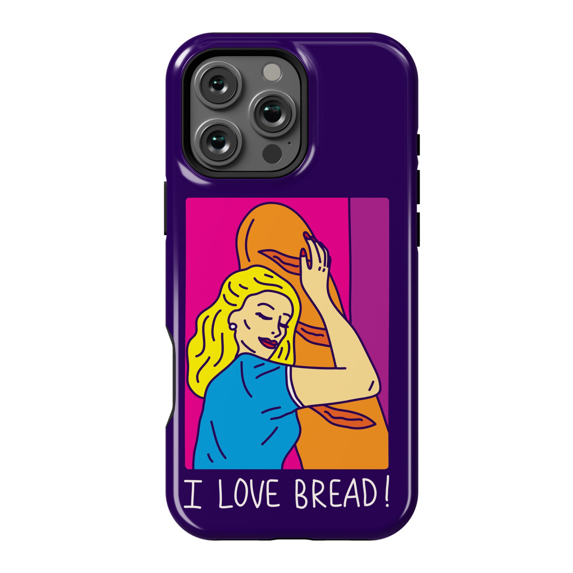 I Love Bread Phone Case