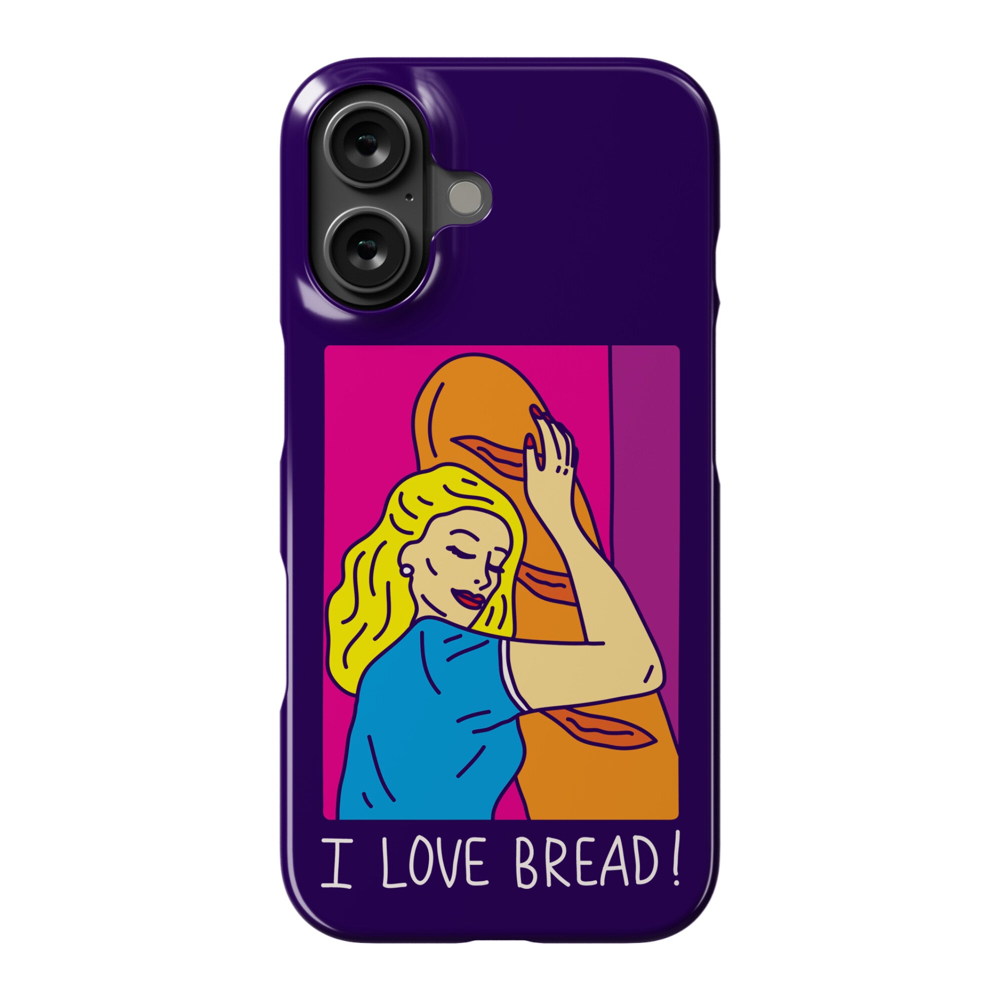 I Love Bread Phone Case