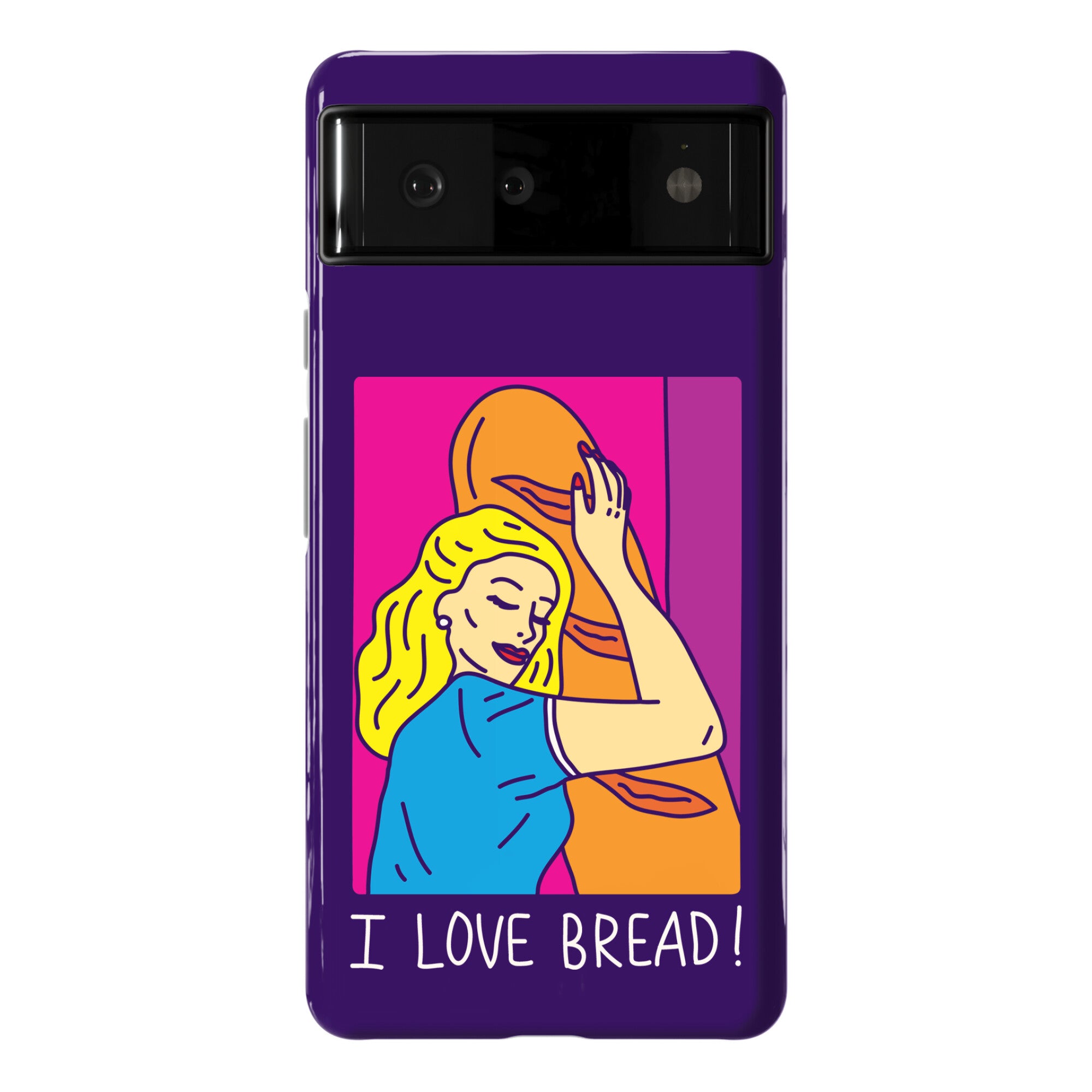 I Love Bread Phone Case