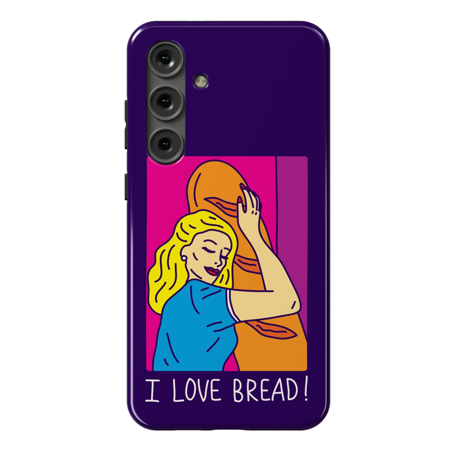 I Love Bread Phone Case