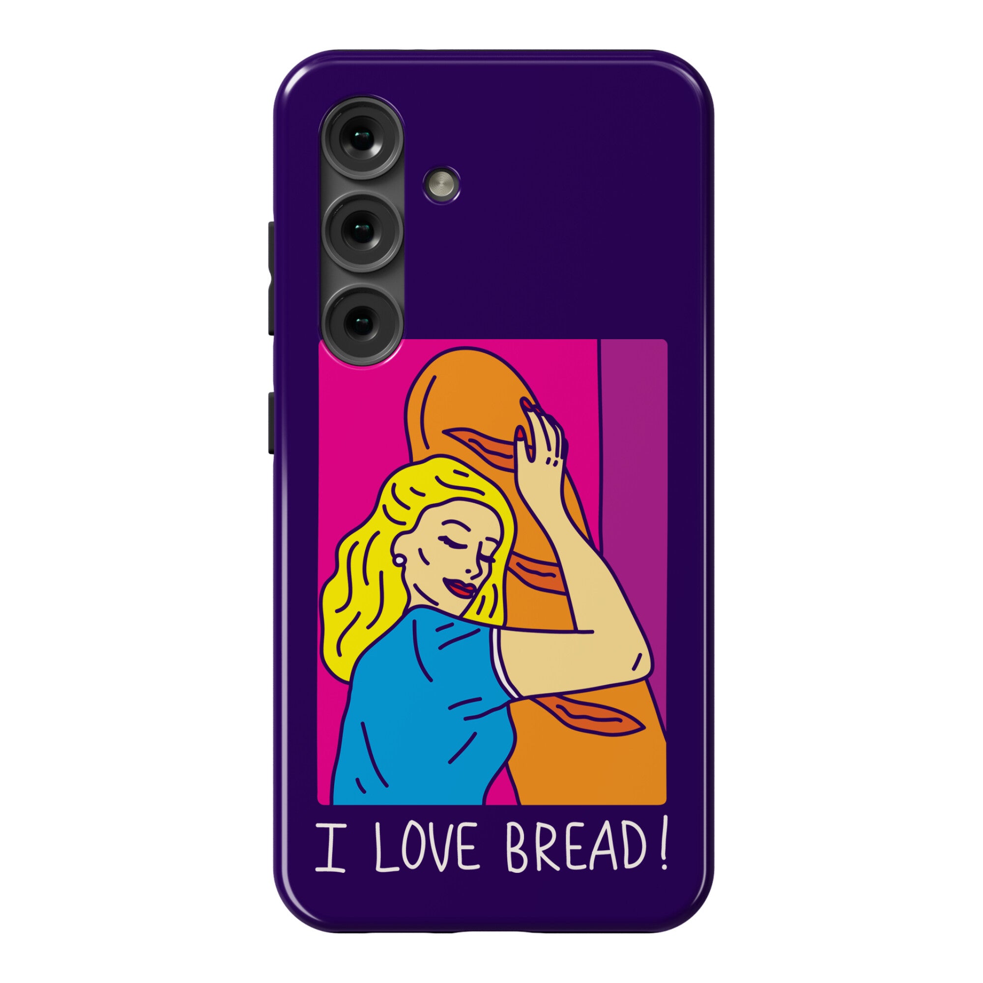 I Love Bread Phone Case