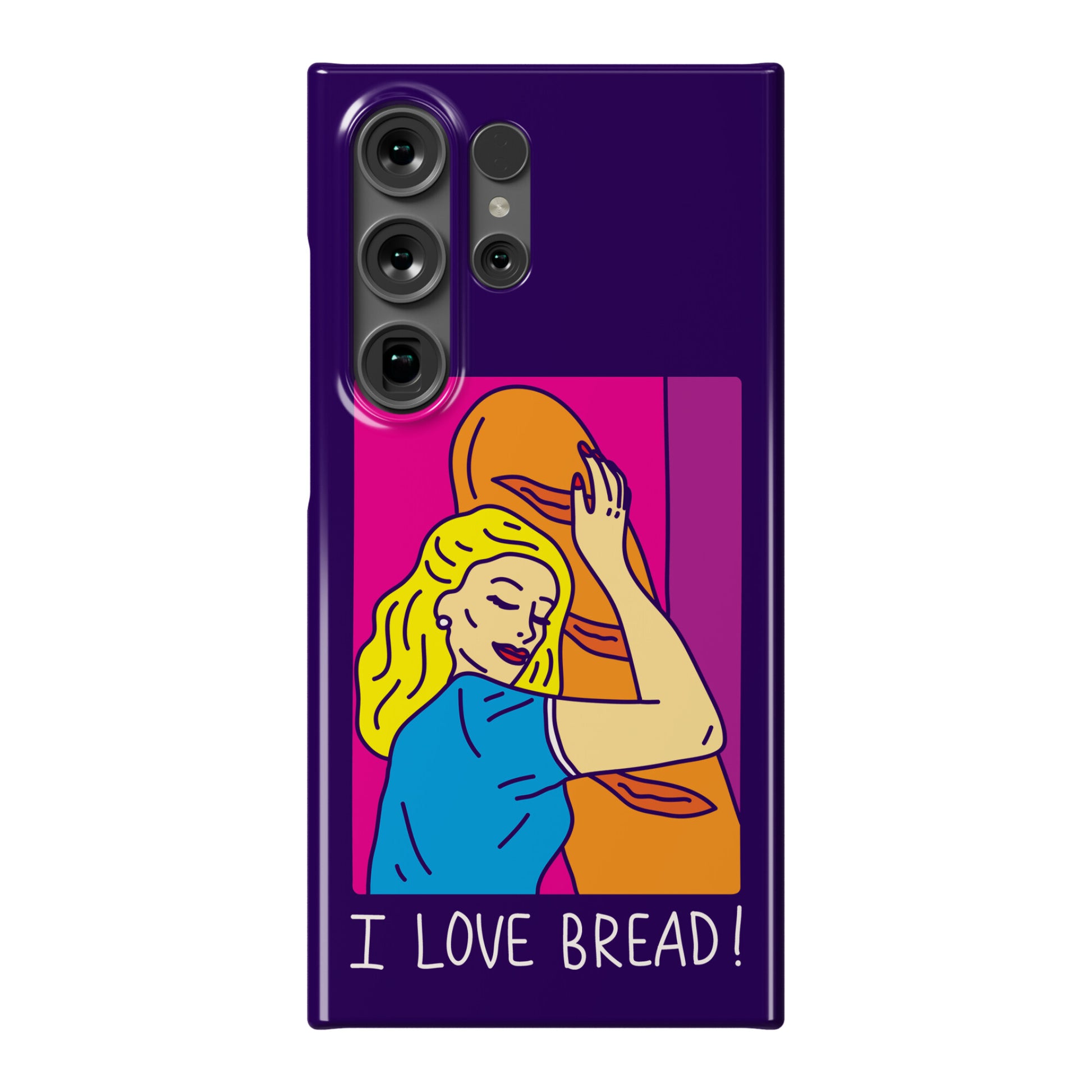I Love Bread Phone Case