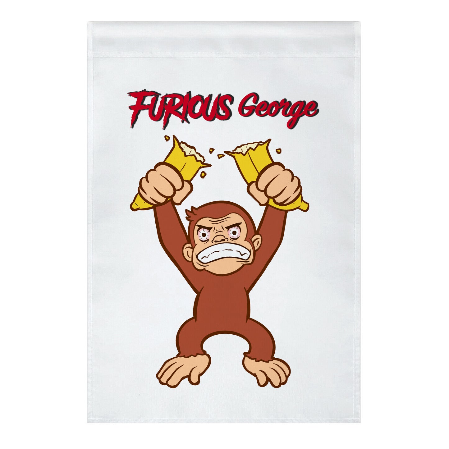 Furious George Garden Flag