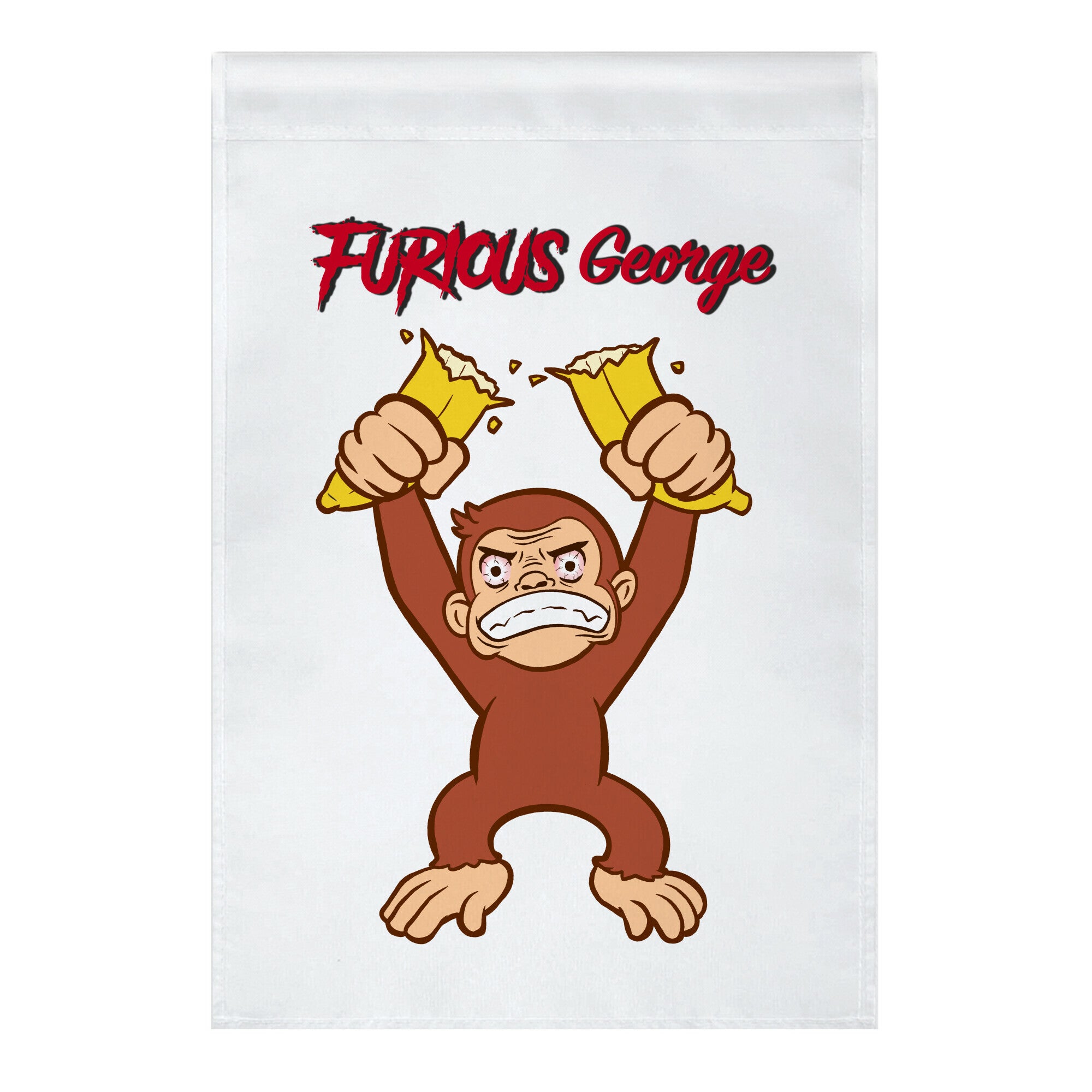 Furious George Garden Flag