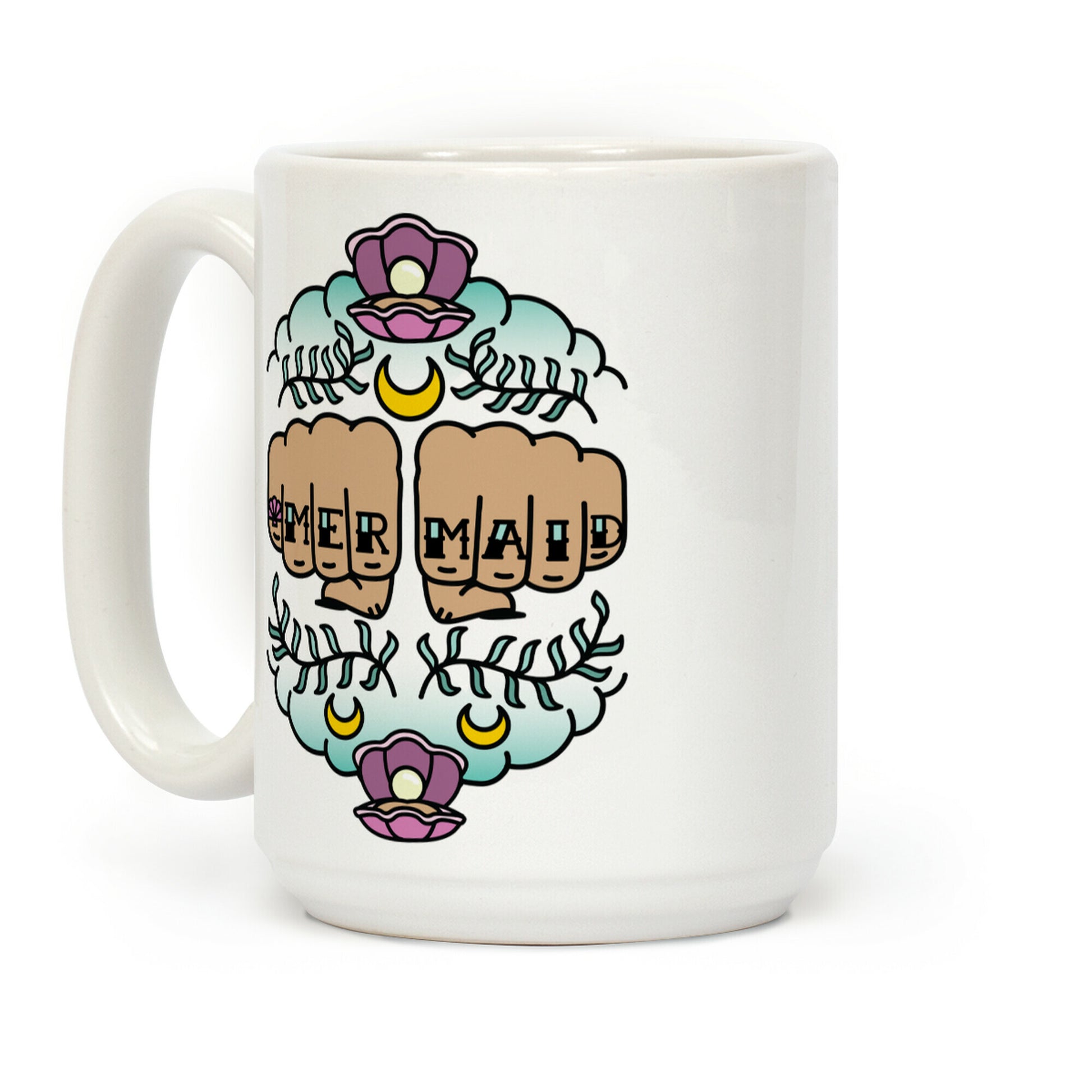 Mermaid Knuckles Coffee Mug