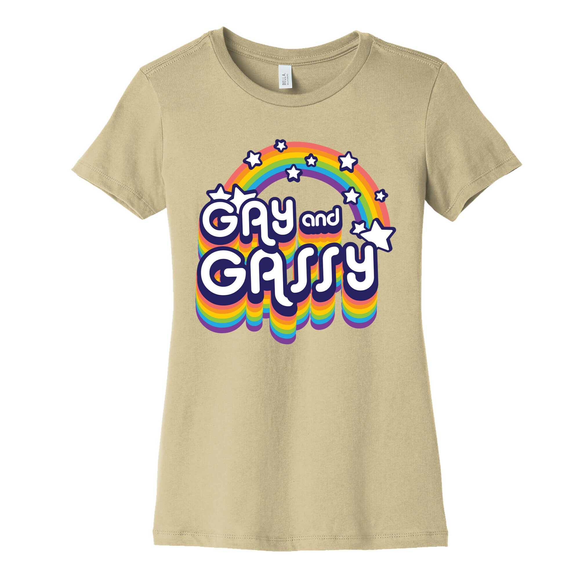 Gay and Gassy Rainbow Women's Cotton Tee