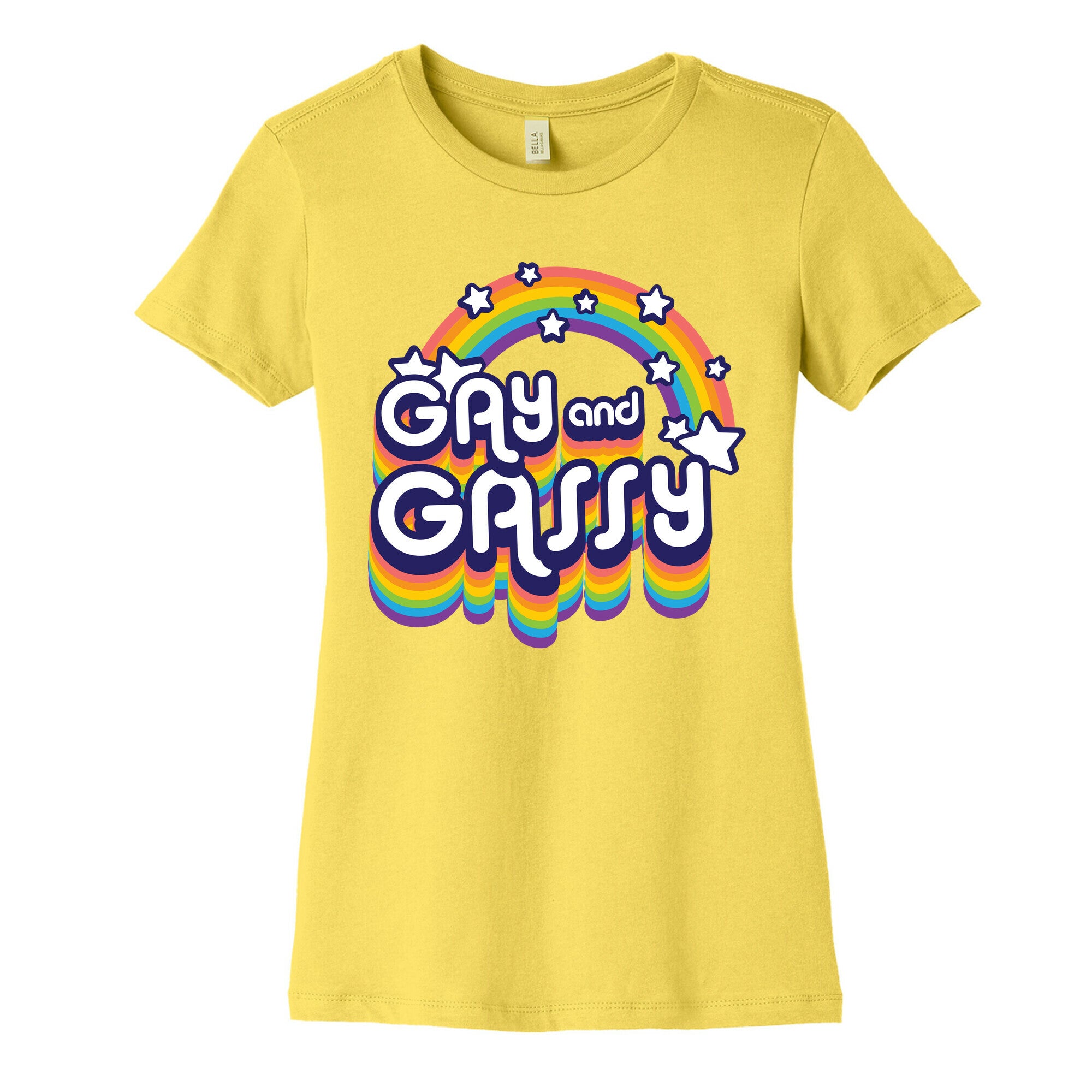 Gay and Gassy Rainbow Women's Cotton Tee