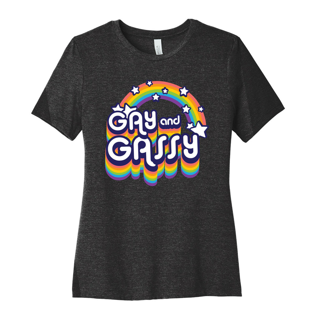 Gay and Gassy Rainbow Women's Cotton Tee
