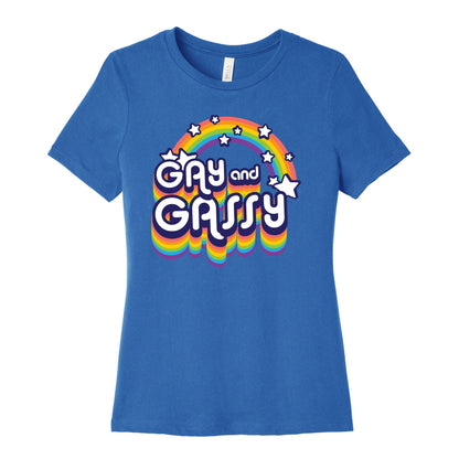 Gay and Gassy Rainbow Women's Cotton Tee