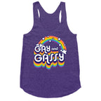 Gay and Gassy Rainbow Racerback Tank