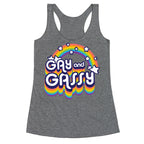 Gay and Gassy Rainbow Racerback Tank