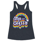 Gay and Gassy Rainbow Racerback Tank