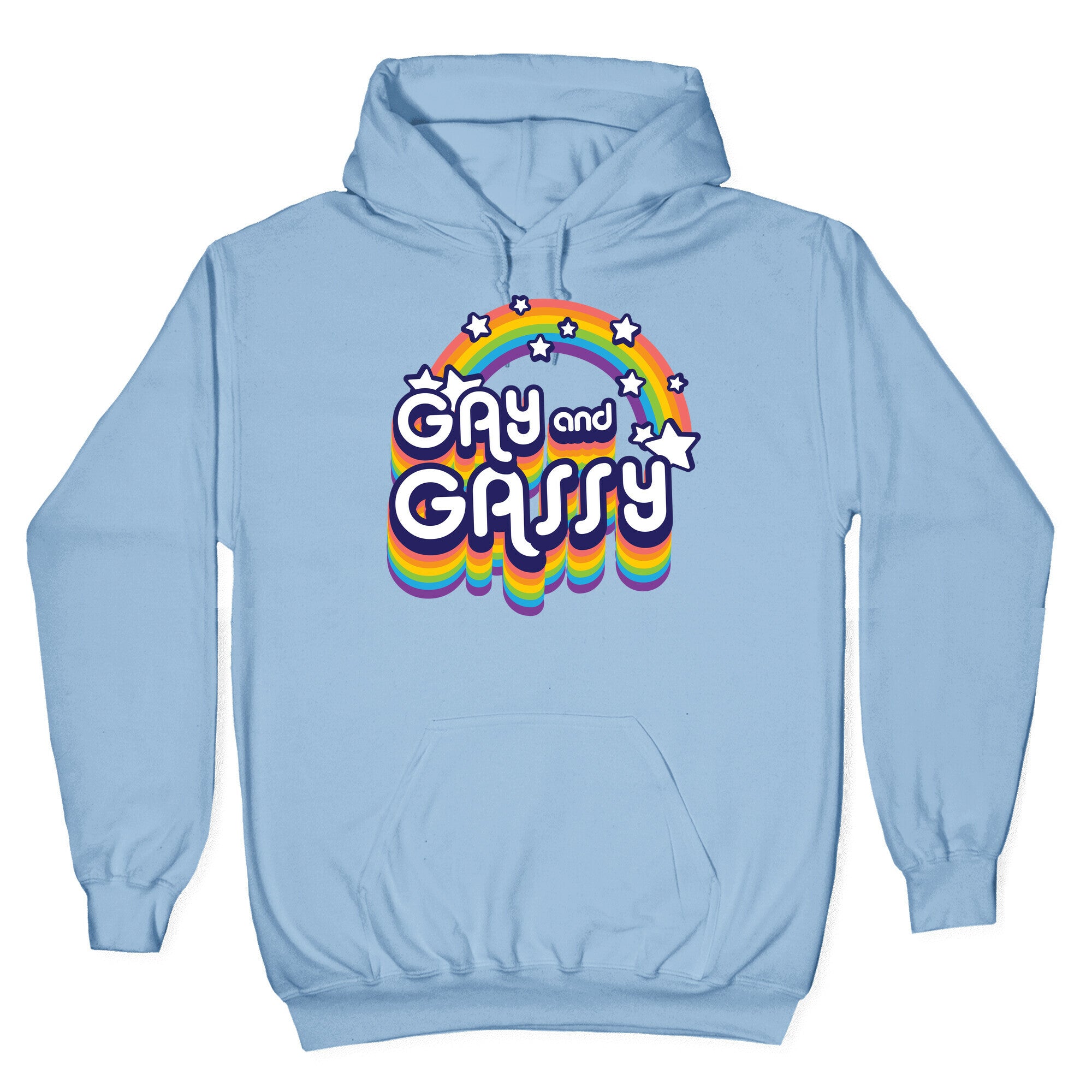 Gay and Gassy Rainbow Hoodie