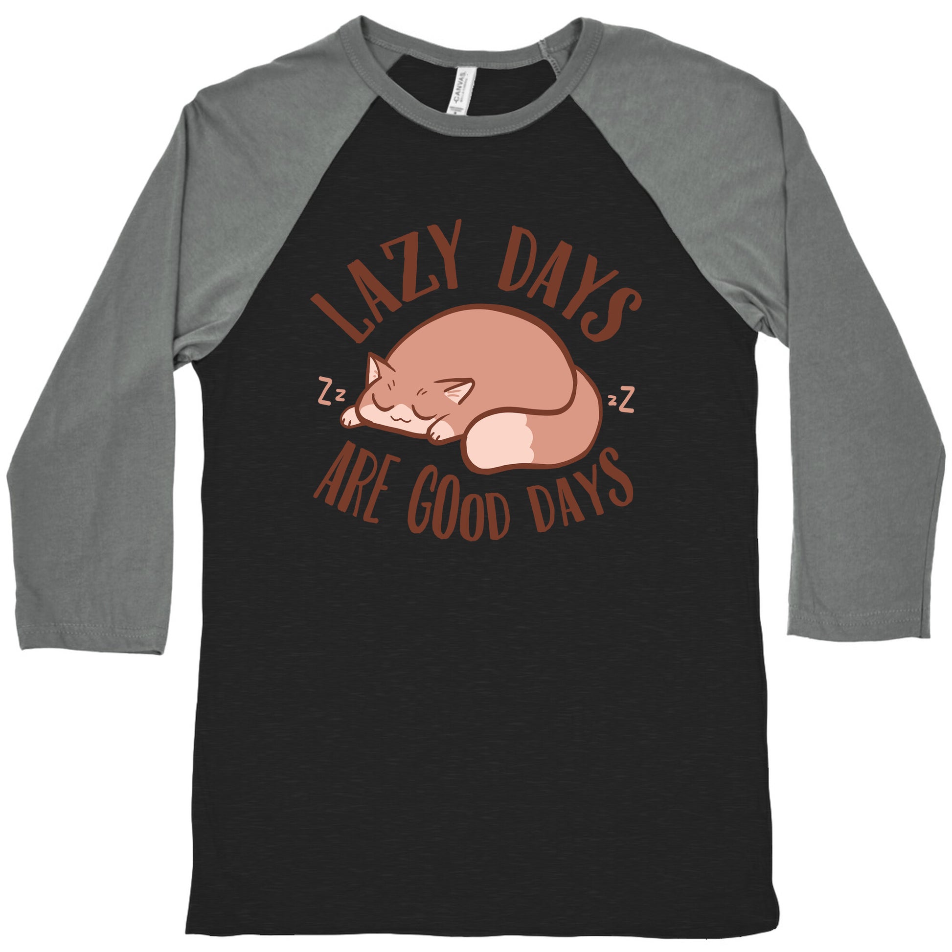 Lazy Days Are Good Days Baseball Tee