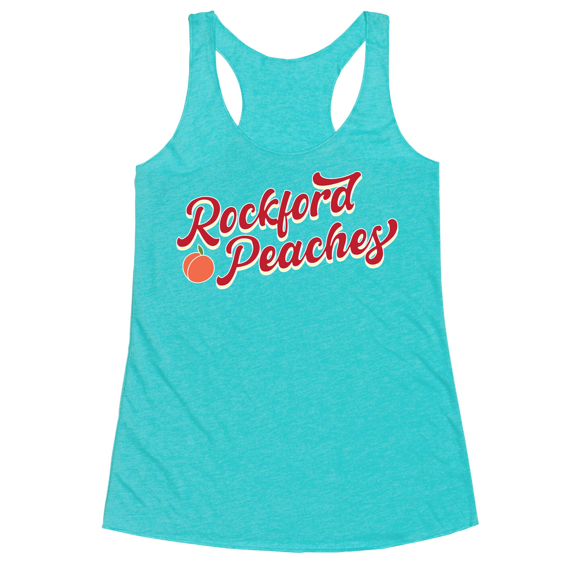 Rockford Peaches Script Racerback Tank
