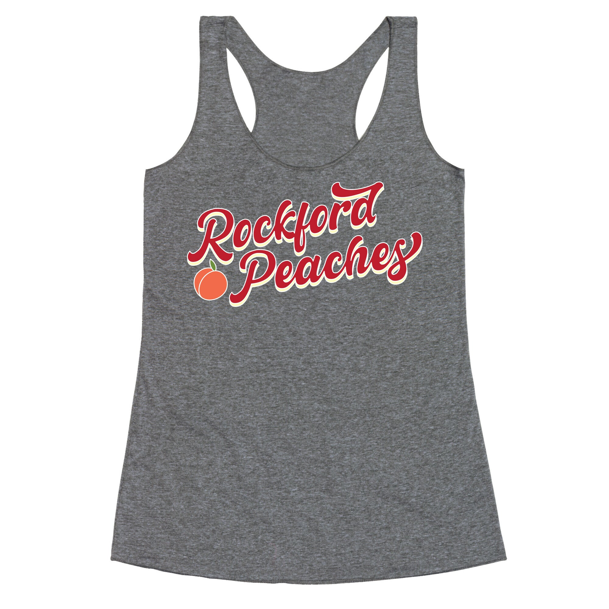 Rockford Peaches Script Racerback Tank