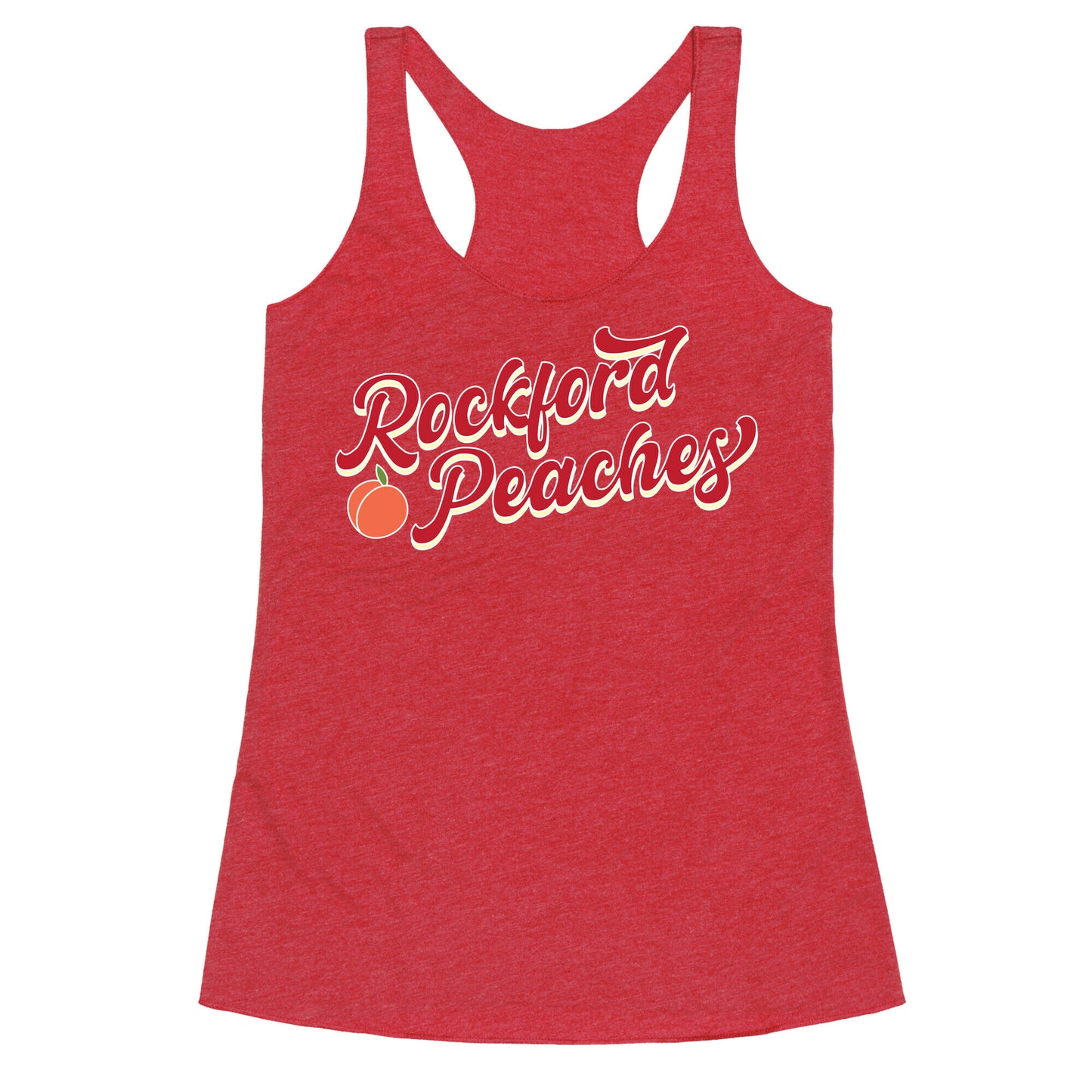 Rockford Peaches Script Racerback Tank
