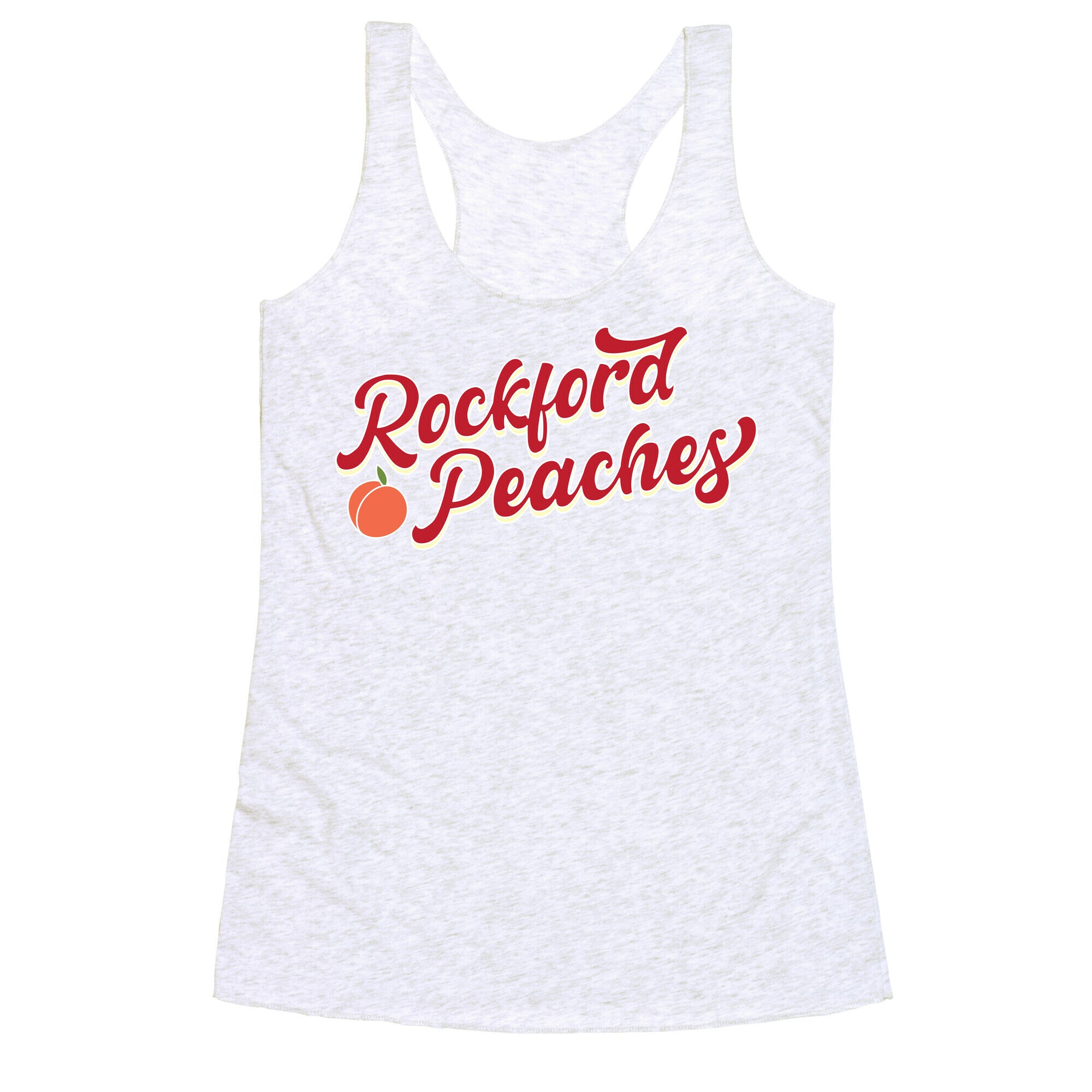 Rockford Peaches Script Racerback Tank