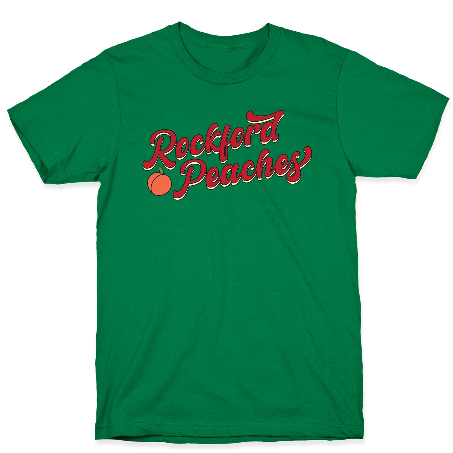 Rockford Peaches Script T-Shirt