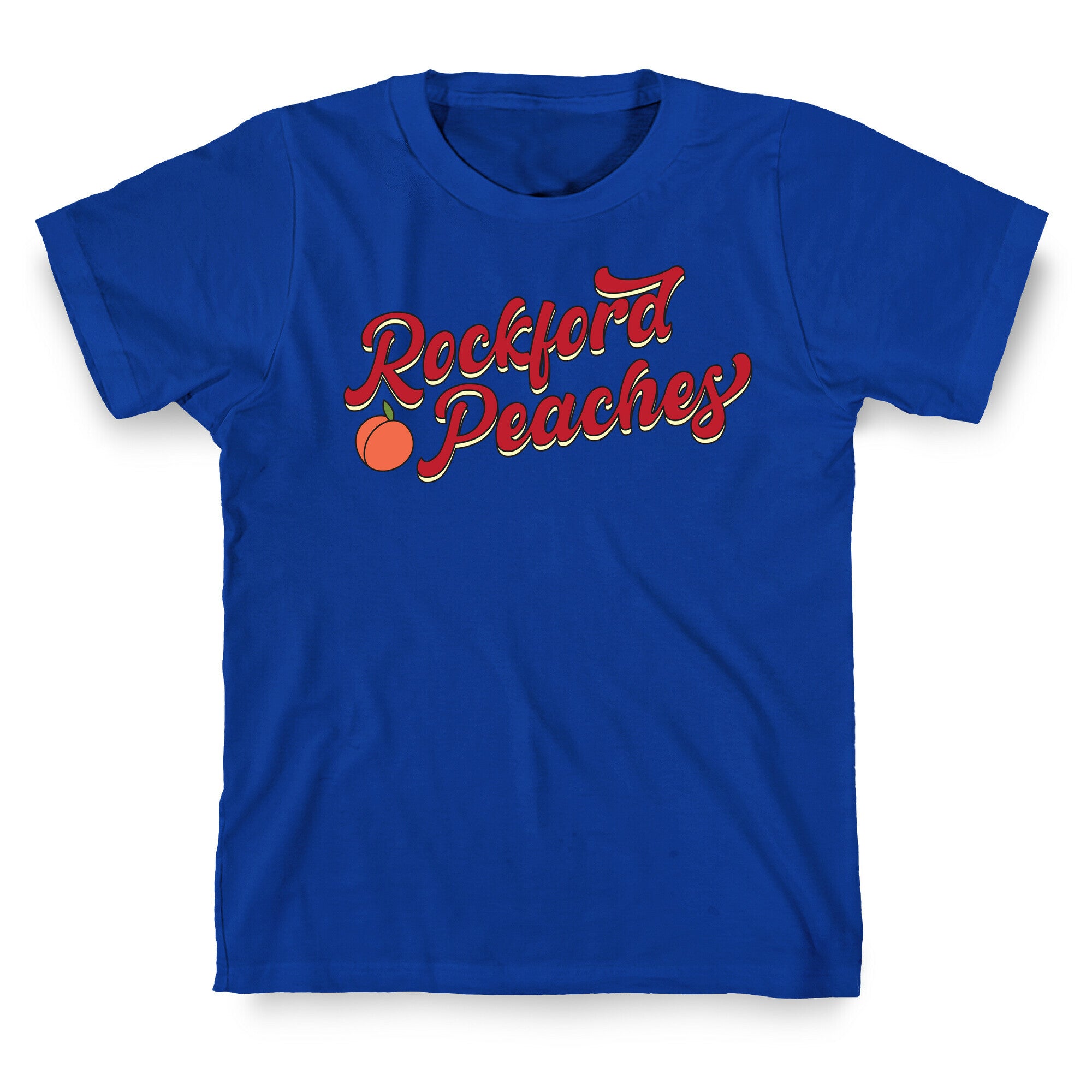 Rockford Peaches Script T-Shirt