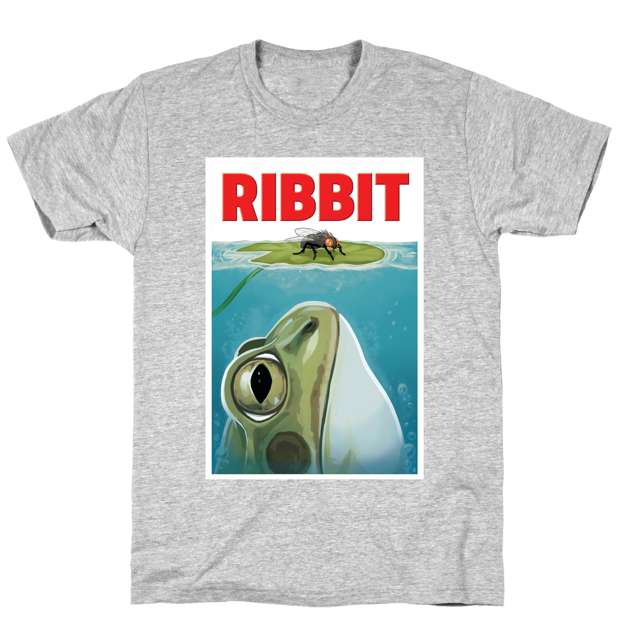 Ribbit Jaws Parody T-Shirt