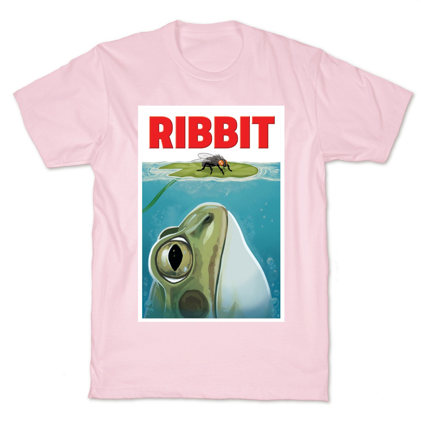 Ribbit Jaws Parody T-Shirt
