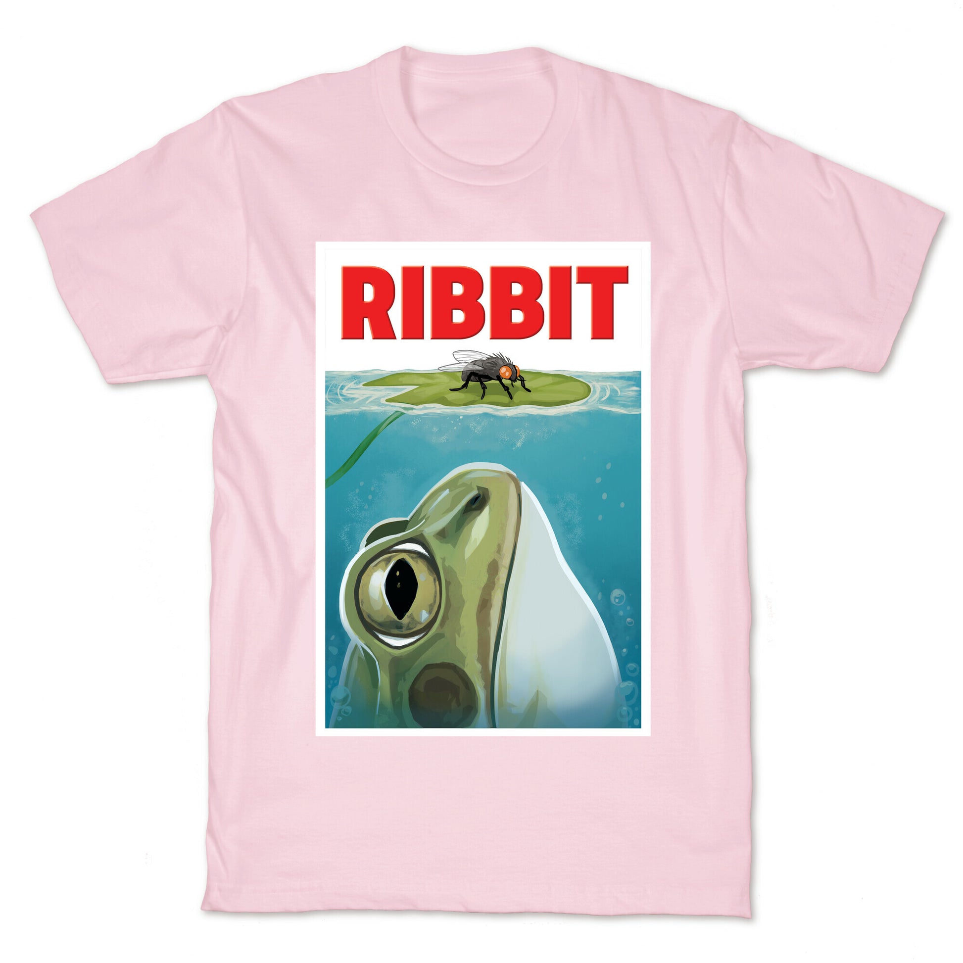 Ribbit Jaws Parody T-Shirt