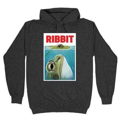 Ribbit Jaws Parody Hoodie