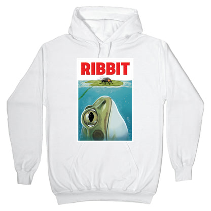 Ribbit Jaws Parody Hoodie