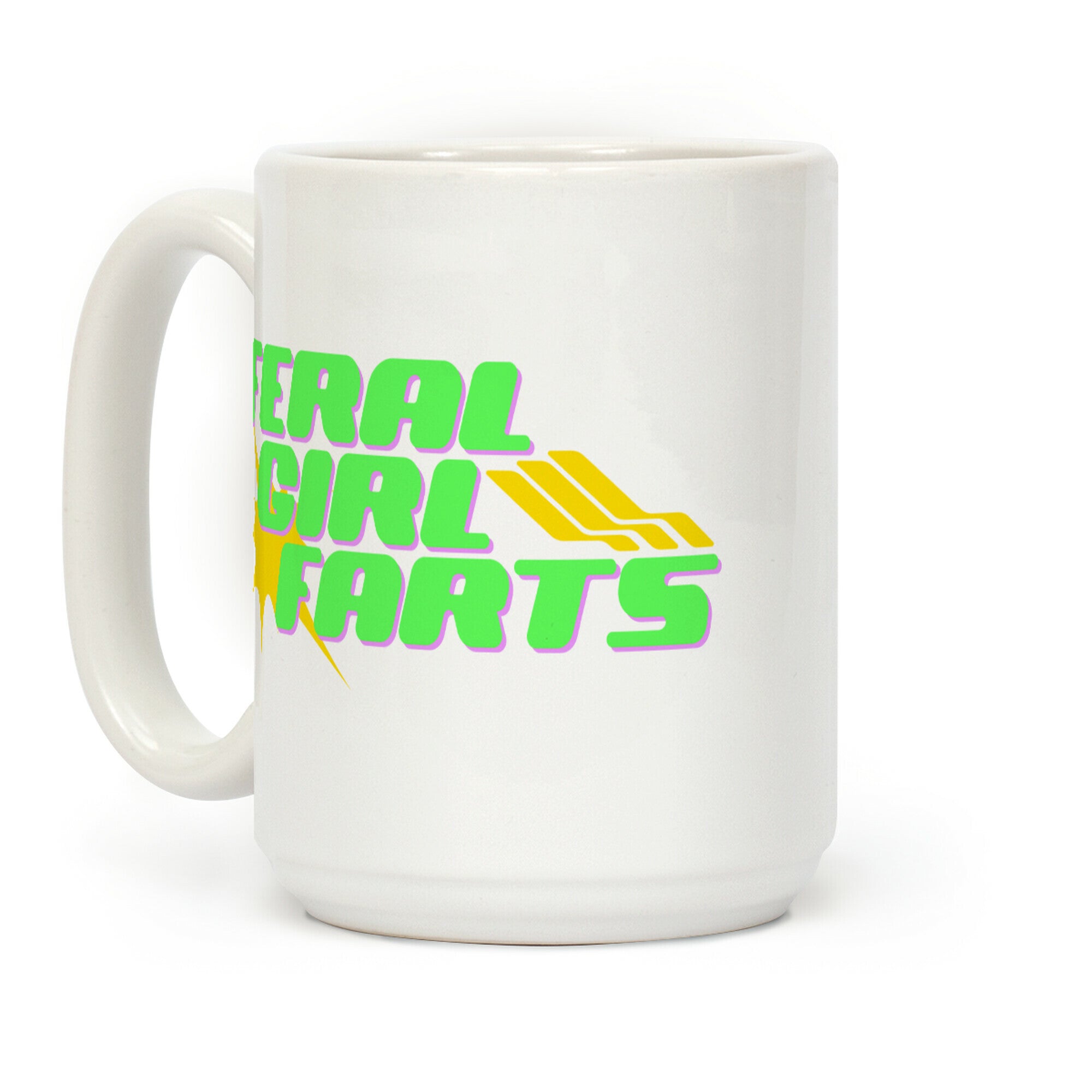 Feral Girl Farts Coffee Mug