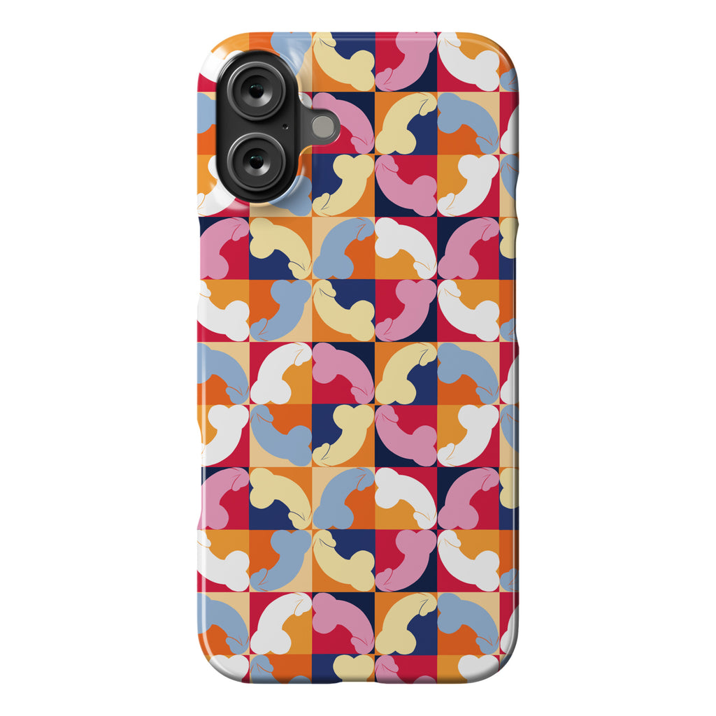 Penis Tile Pattern Phone Case