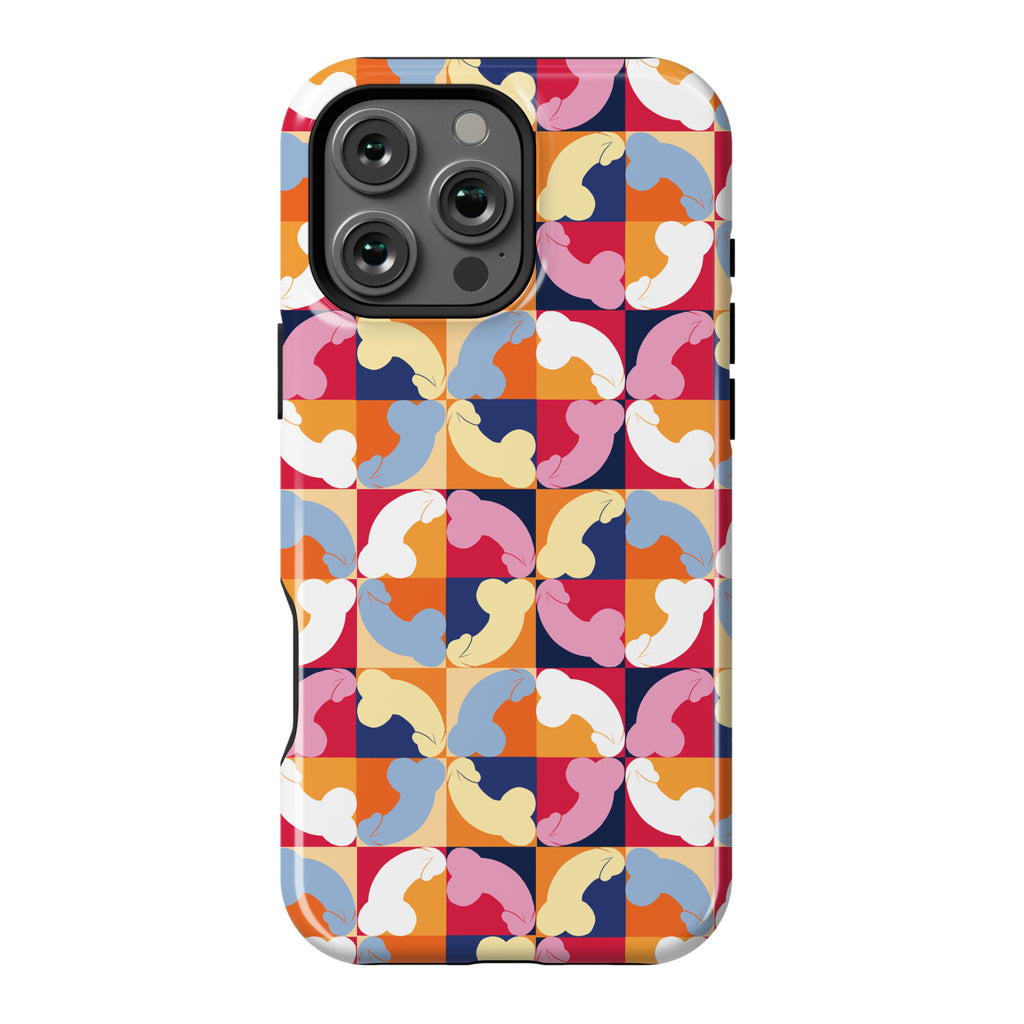 Penis Tile Pattern Phone Case