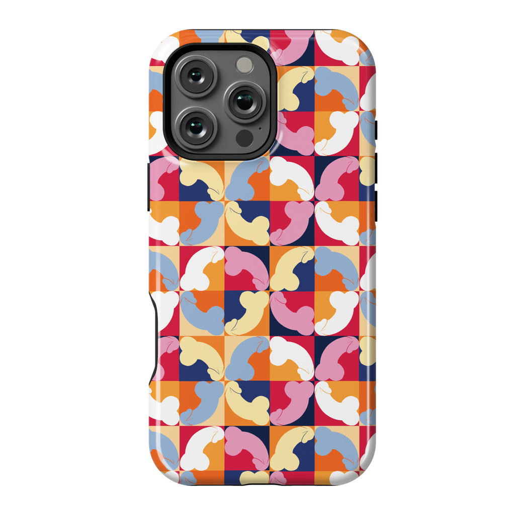 Penis Tile Pattern Phone Case