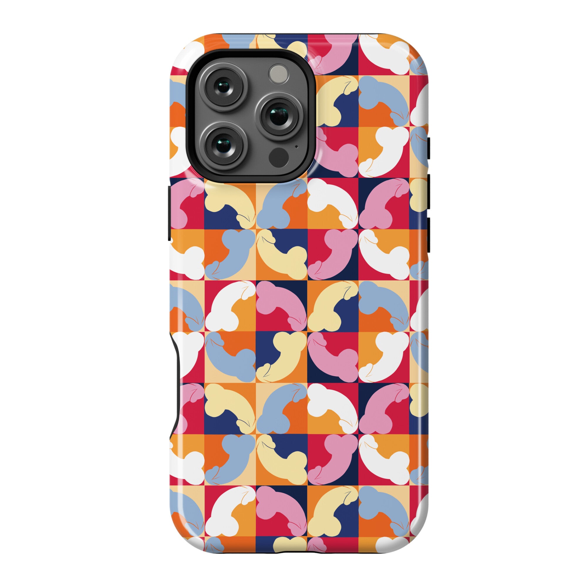 Penis Tile Pattern Phone Case