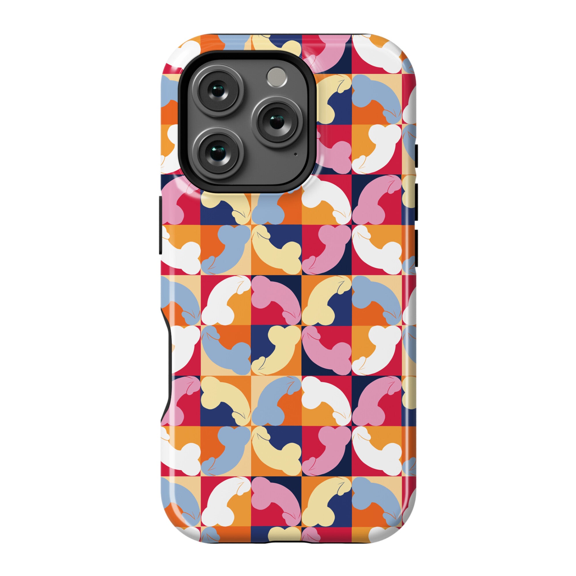 Penis Tile Pattern Phone Case