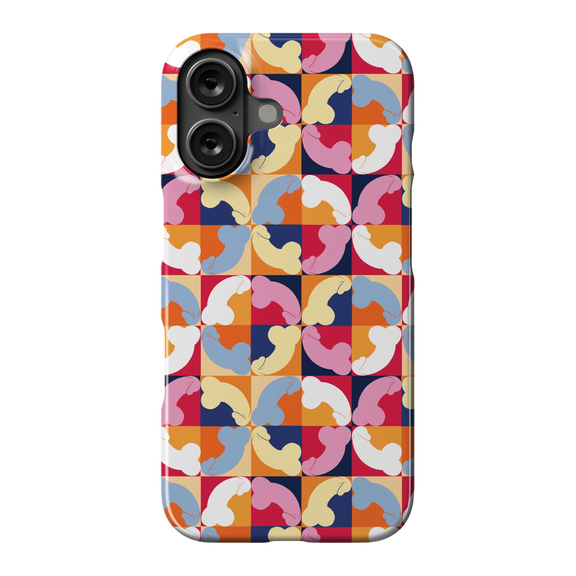 Penis Tile Pattern Phone Case