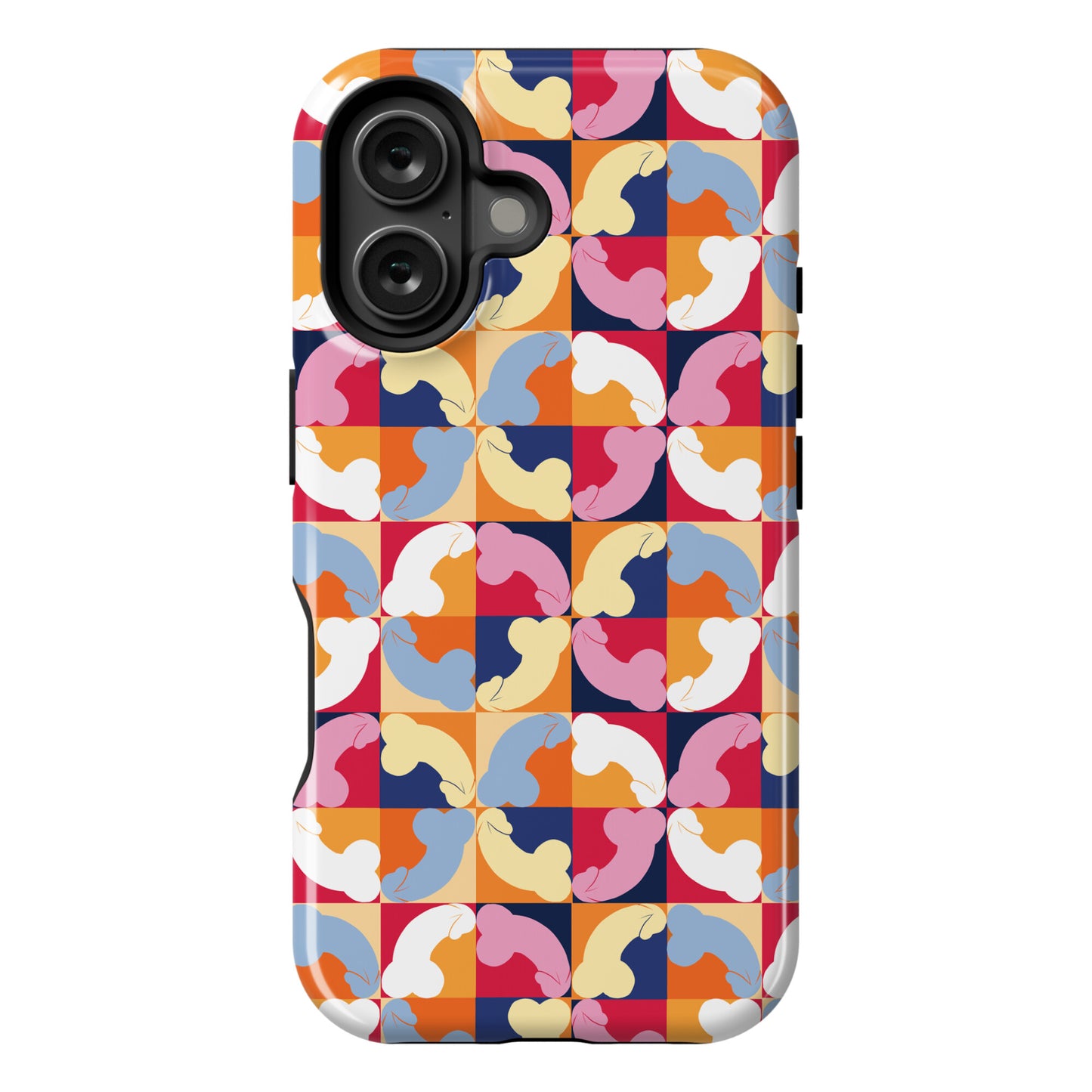 Penis Tile Pattern Phone Case