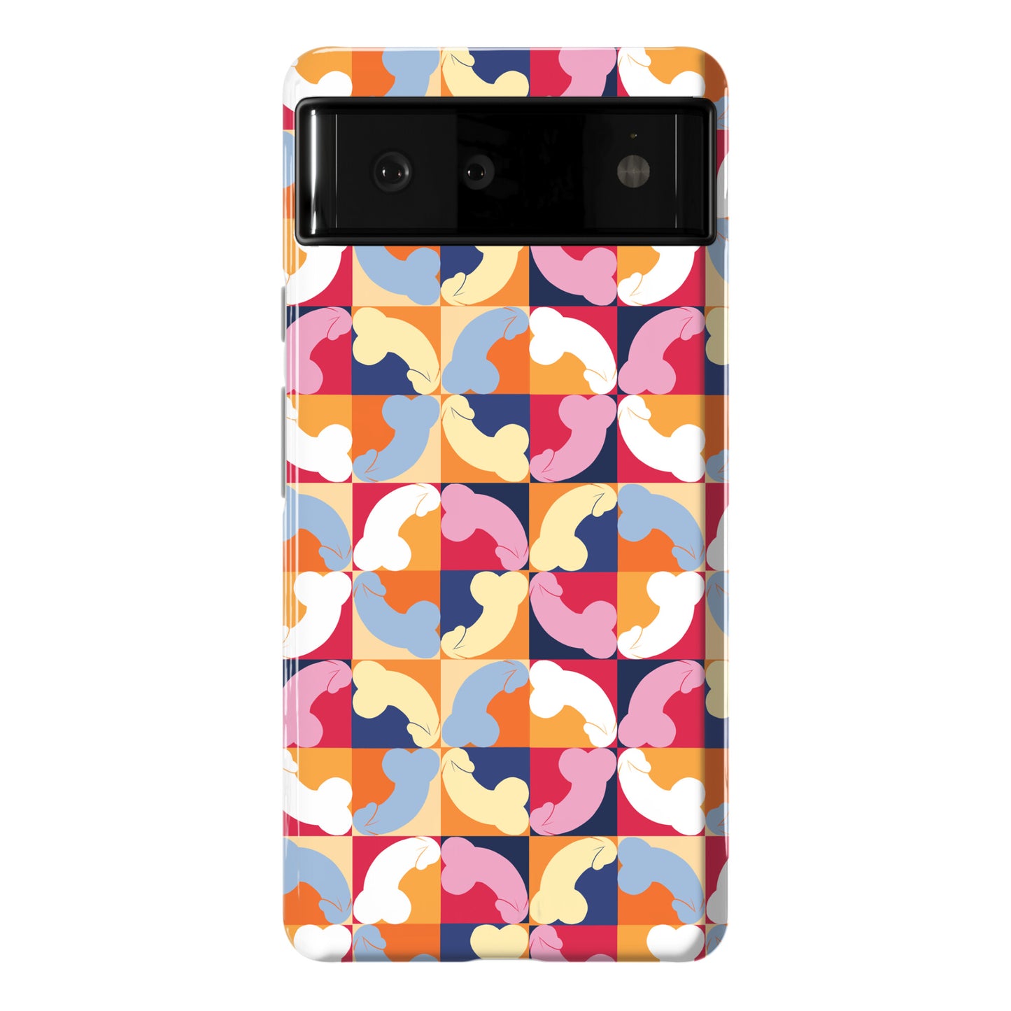 Penis Tile Pattern Phone Case